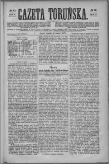 Gazeta Toruńska 1875, R. 9 nr 41