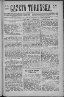 Gazeta Toruńska 1875, R. 9 nr 84