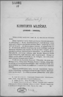 Kuratorya wileńska : (1803-1823)