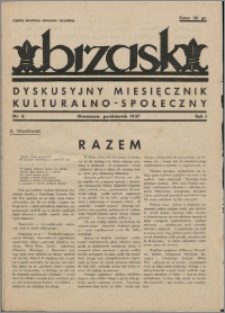 Brzask : miesięcznik kulturalno-społeczny 1937, R. 1 nr 6