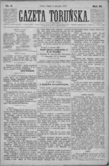 Gazeta Toruńska 1877, R. 11 nr 3