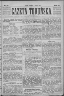 Gazeta Toruńska 1877, R. 11 nr 27