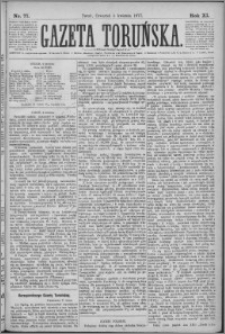 Gazeta Toruńska 1877, R. 11 nr 77