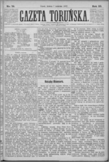 Gazeta Toruńska 1877, R. 11 nr 79