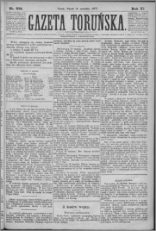 Gazeta Toruńska 1877, R. 11 nr 218