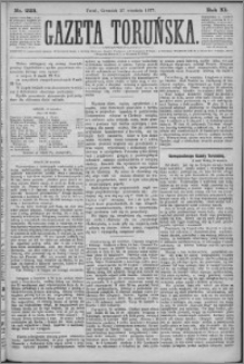 Gazeta Toruńska 1877, R. 11 nr 223