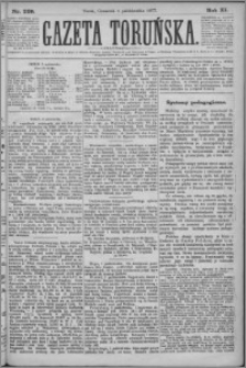 Gazeta Toruńska 1877, R. 11 nr 229
