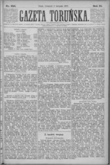 Gazeta Toruńska 1877, R. 11 nr 258