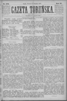 Gazeta Toruńska 1877, R. 11 nr 274