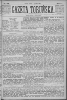 Gazeta Toruńska 1877, R. 11 nr 278