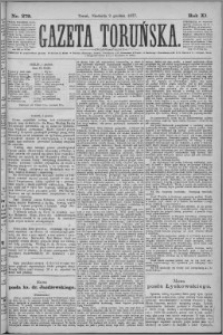 Gazeta Toruńska 1877, R. 11 nr 279