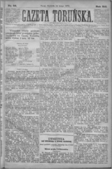 Gazeta Toruńska 1878, R. 12 nr 46