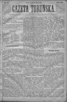 Gazeta Toruńska 1878, R. 12 nr 71