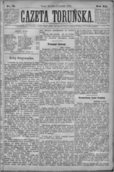 Gazeta Toruńska 1878, R. 12 nr 76