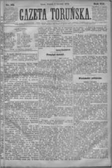 Gazeta Toruńska 1878, R. 12 nr 82