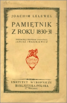 Pamiętnik z roku 1830-31