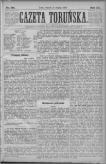 Gazeta Toruńska 1878, R. 12 nr 191