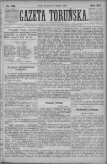 Gazeta Toruńska 1878, R. 12 nr 196