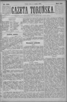 Gazeta Toruńska 1878, R. 12 nr 204