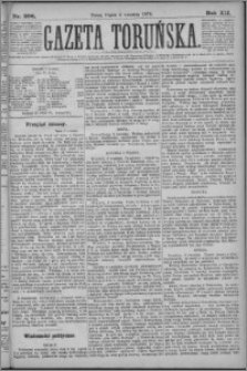 Gazeta Toruńska 1878, R. 12 nr 206