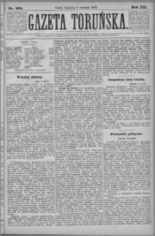 Gazeta Toruńska 1878, R. 12 nr 208