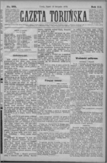 Gazeta Toruńska 1878, R. 12 nr 265