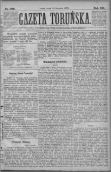 Gazeta Toruńska 1878, R. 12 nr 269