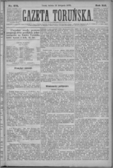 Gazeta Toruńska 1878, R. 12 nr 272