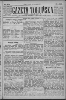 Gazeta Toruńska 1878, R. 12 nr 274
