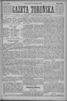 Gazeta Toruńska 1878, R. 12 nr 277