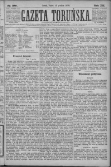 Gazeta Toruńska 1878, R. 12 nr 289