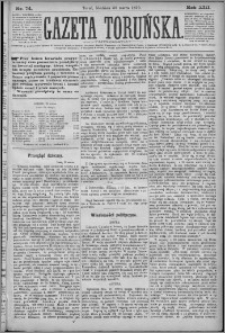Gazeta Toruńska 1879, R. 13 nr 74