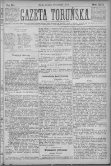 Gazeta Toruńska 1879, R. 13 nr 91