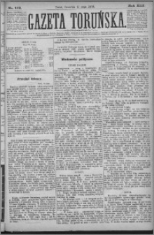 Gazeta Toruńska 1879, R. 13 nr 112