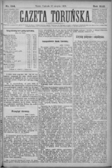 Gazeta Toruńska 1879, R. 13 nr 184