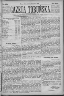 Gazeta Toruńska 1879, R. 13 nr 239