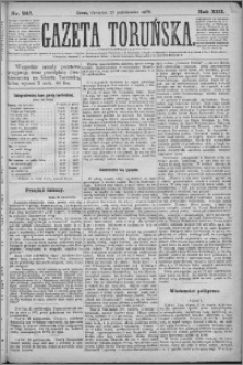 Gazeta Toruńska 1879, R. 13 nr 247