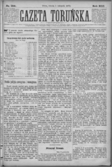 Gazeta Toruńska 1879, R. 13 nr 255