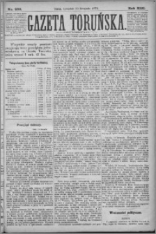 Gazeta Toruńska 1879, R. 13 nr 270