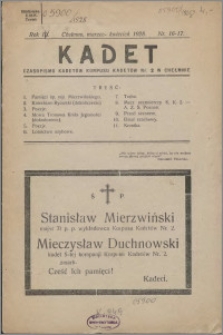 Kadet 1928, R. 3 nr 16-17