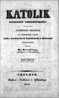 Katolik Dyecezyi Chełmińskiej 1850.01.02 nr 1