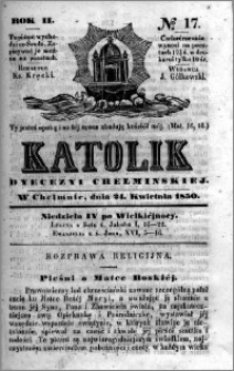 Katolik Dyecezyi Chełmińskiej 1850.04.24 nr 17