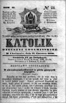 Katolik Dyecezyi Chełmińskiej 1850.06.12 nr 24