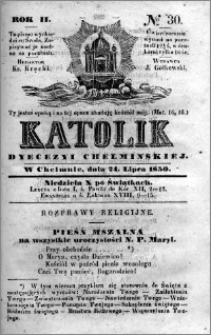 Katolik Dyecezyi Chełmińskiej 1850.07.24 nr 30