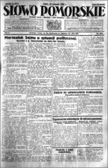 Słowo Pomorskie 1929.11.15 R.9 nr 264