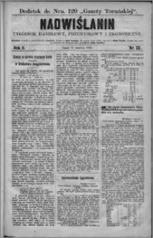 Nadwiślanin : tygodnik handlowy, przemysłowy i ekonomiczny 1874, R. 2 nr 22