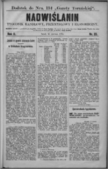 Nadwiślanin : tygodnik handlowy, przemysłowy i ekonomiczny 1874, R. 2 nr 23