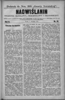 Nadwiślanin : tygodnik handlowy, przemysłowy i ekonomiczny 1874, R. 2 nr 35