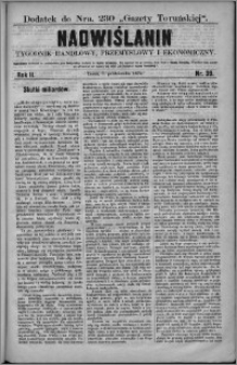 Nadwiślanin : tygodnik handlowy, przemysłowy i ekonomiczny 1874, R. 2 nr 39