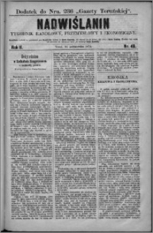 Nadwiślanin : tygodnik handlowy, przemysłowy i ekonomiczny 1874, R. 2 nr 40